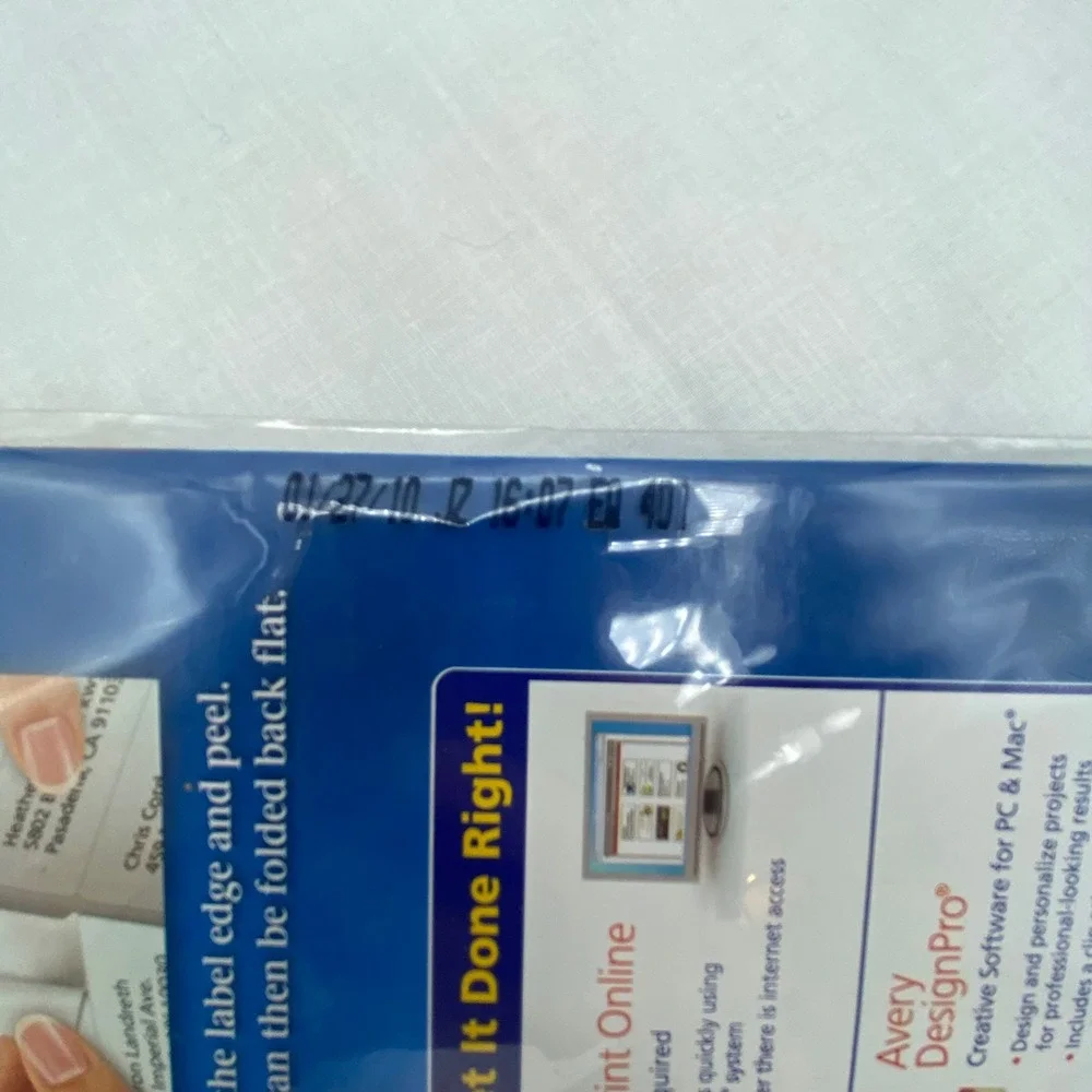 Avery 240ct Address Return Labels White 8160 8195 Inkjet Combo Pack Shipping